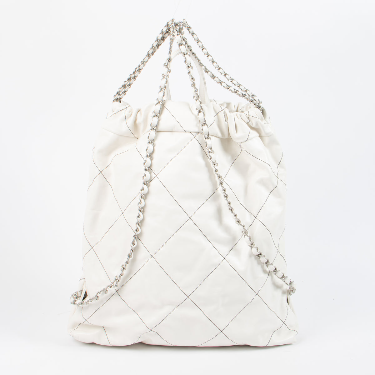 Shop the authentic Chanel White Chanel 22 Backpack second hand on Labellov.com!