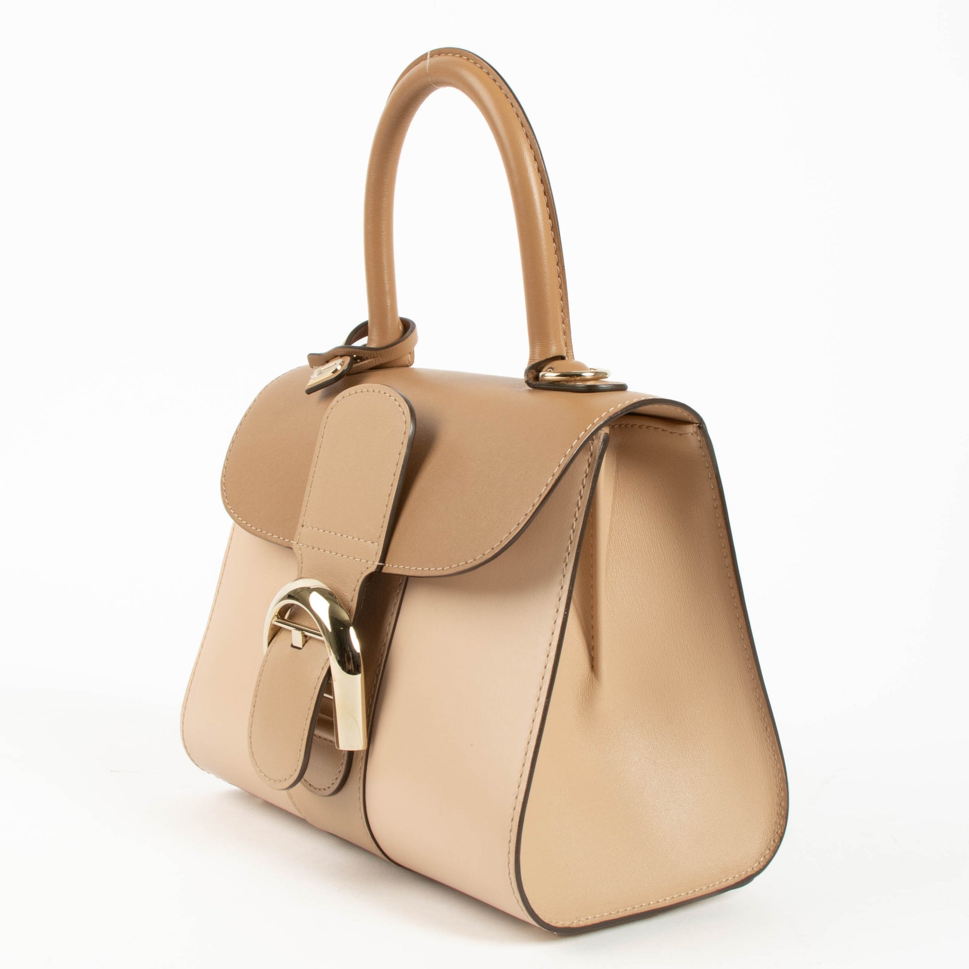 Delvaux Nude Box Calf Camaieux Brillant Mini Bag