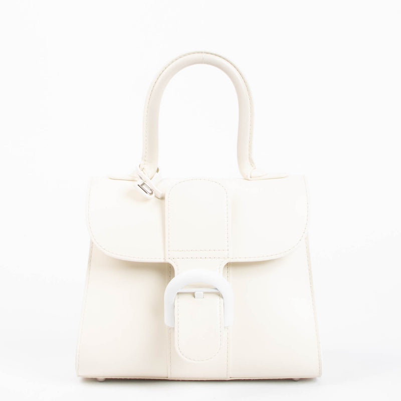 Delvaux Ivory Box Calf Brillant Mini Bag
