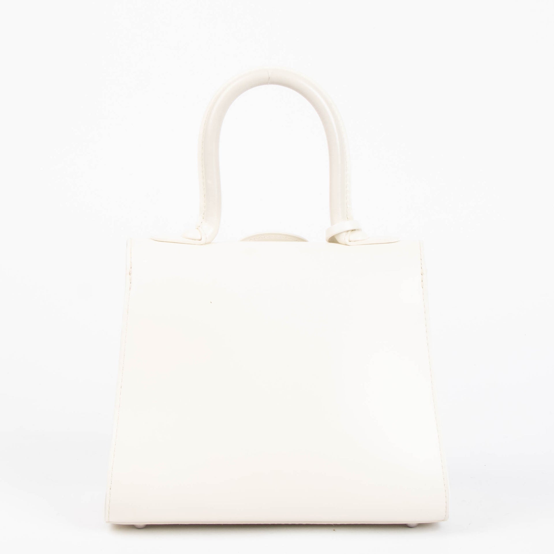 Delvaux Ivory Box Calf Brillant Mini Bag
