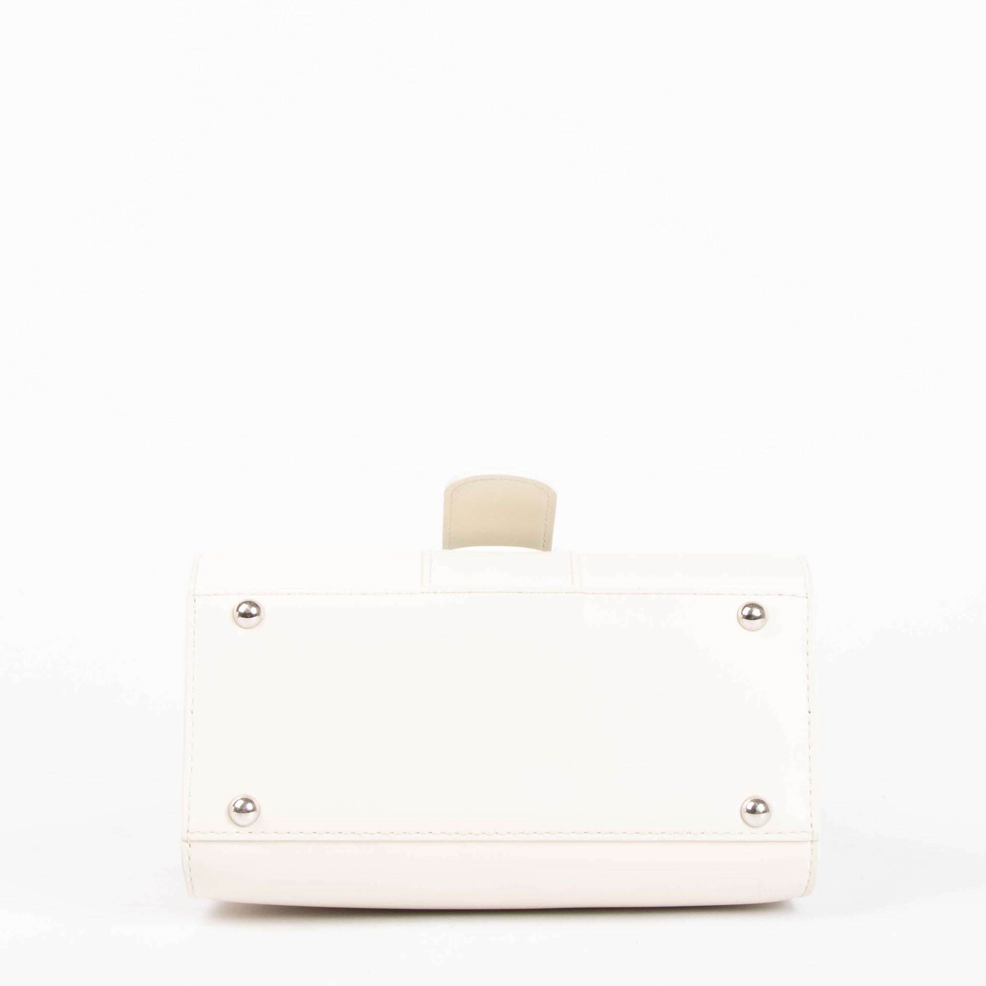 Delvaux Ivory Box Calf Brillant Mini Bag