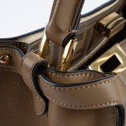 Shop the 100% authentic Fendi Beige Peekaboo X-Lite Medium Bag second hand on Labellov.com!