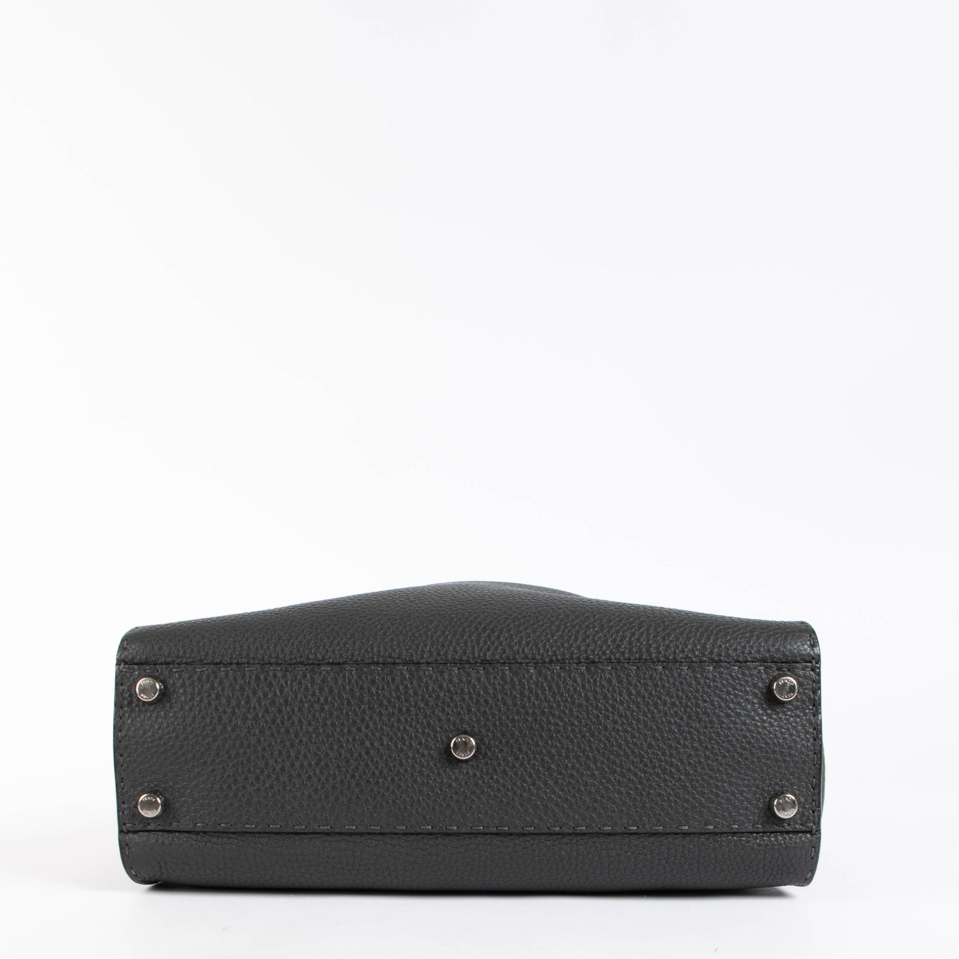 Shop the authentic Fendi Grey Selleria Peekaboo Medium Top Handle second hand on Labellov.com