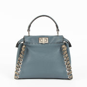 Shop this authentic Fendi Blue/Python Mini Peekaboo Selleria pre-loved on Labellov.com 