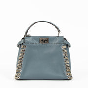 Shop this authentic Fendi Blue/Python Mini Peekaboo Selleria pre-loved on Labellov.com 