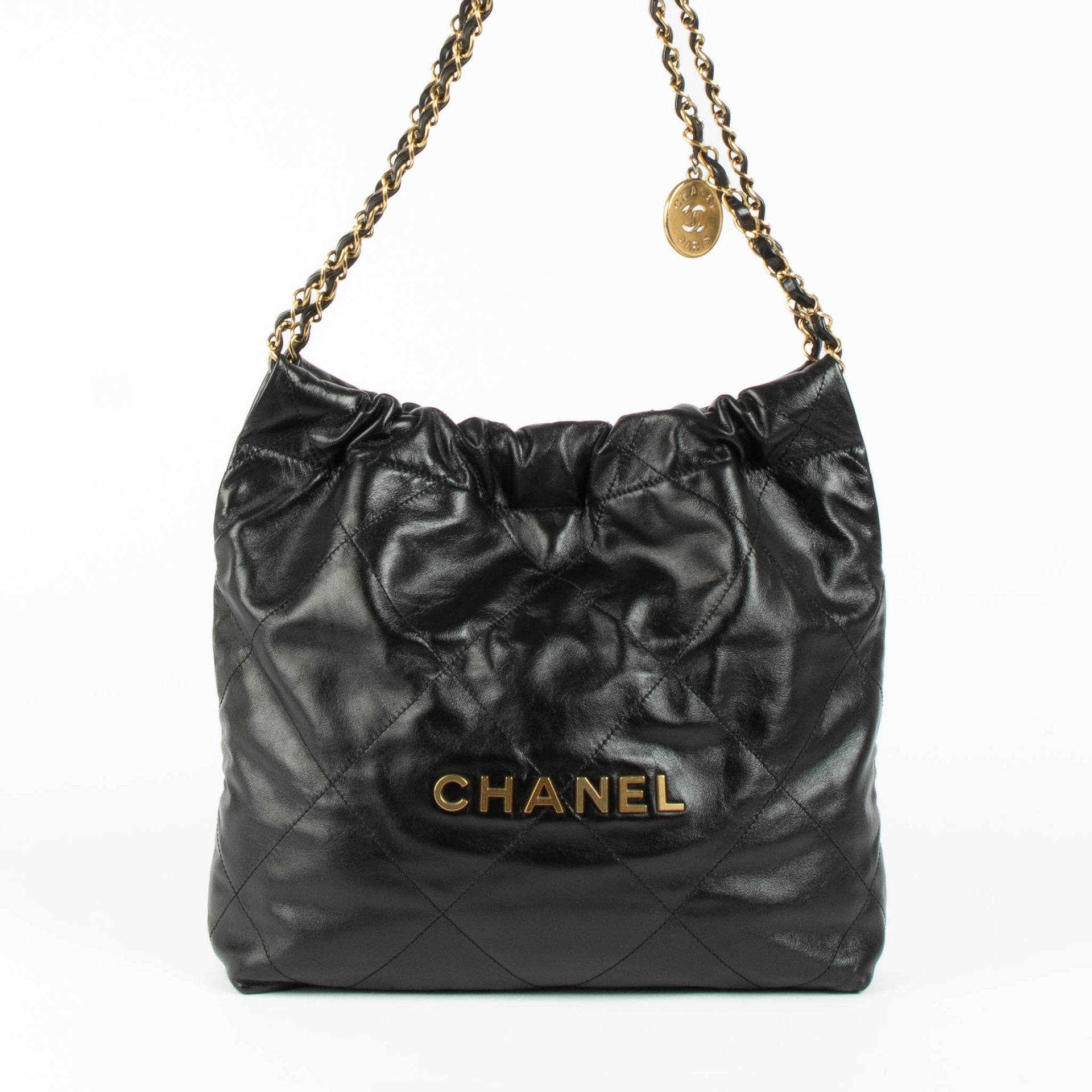 CHANEL 22 SMALL ZWART