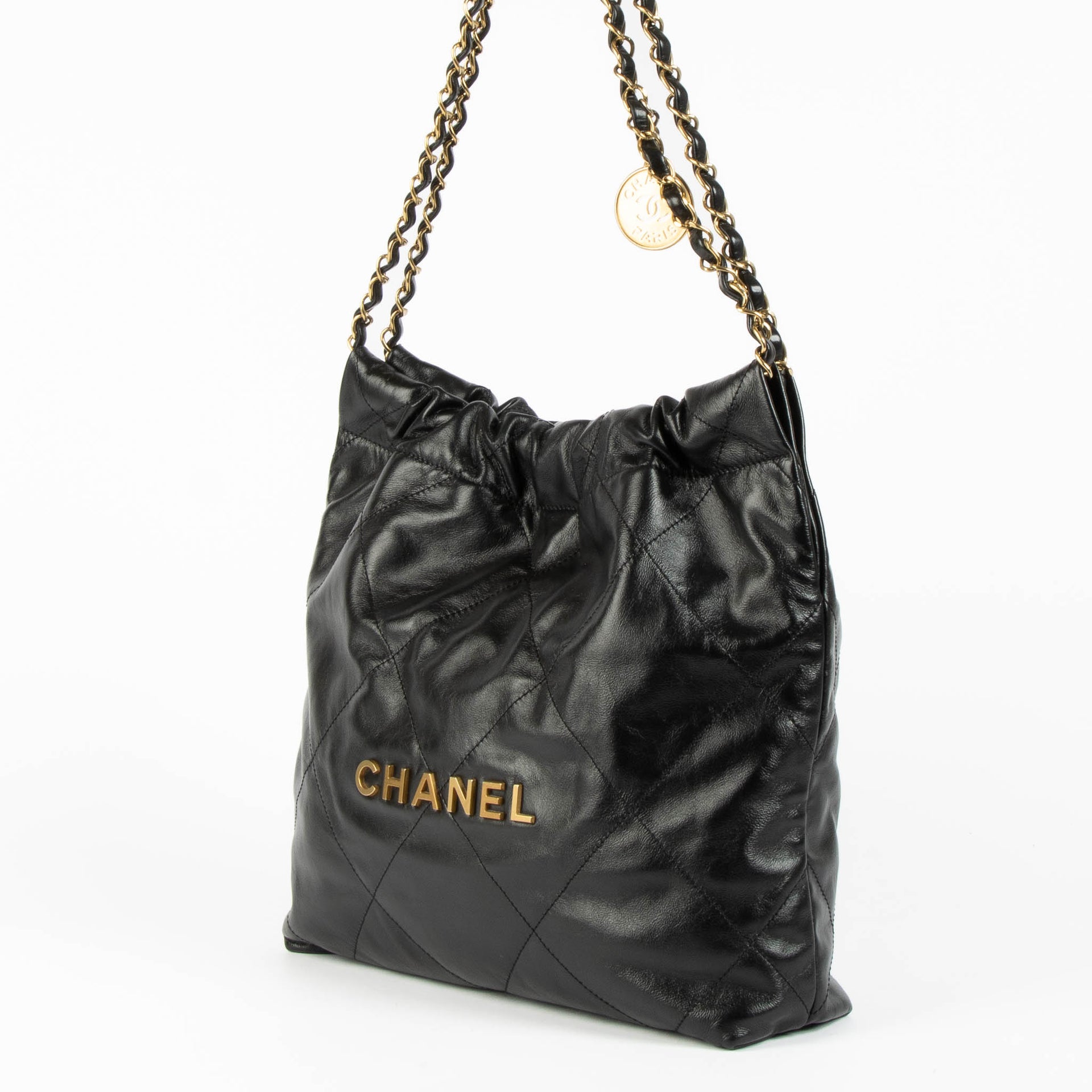 CHANEL 22 SMALL ZWART