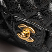 Shop this authentic Chanel Black Caviar Medium Classic 11.12 Handbag pre-loved on Labellov.com