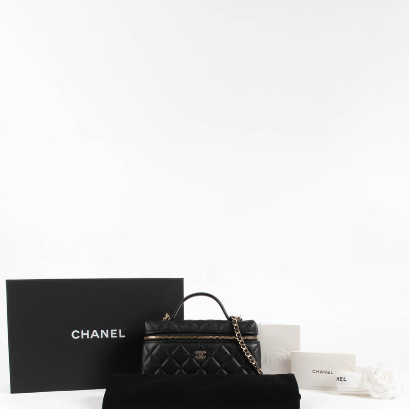 Chanel Vanity Black Caviar GHW