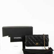 Shop this 100% authentic Chanel WOC Black Caviar GHW Bag at Labellov.com