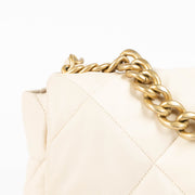 Shop this 100% authentic Chanel Beige Lambskin Large Chanel 19 Bag at Labellov.com