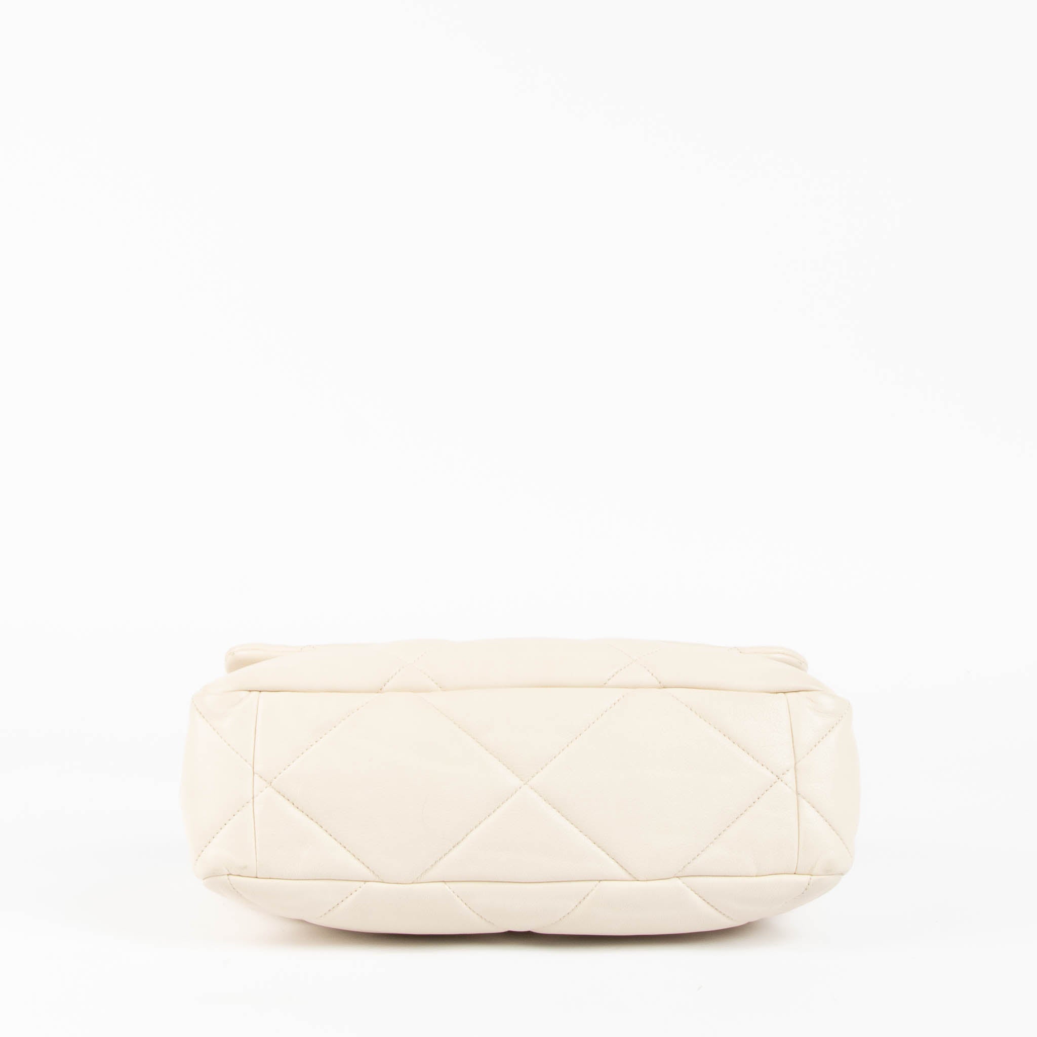 Chanel Beige Lambskin Large Chanel 19 Bag – Labellov