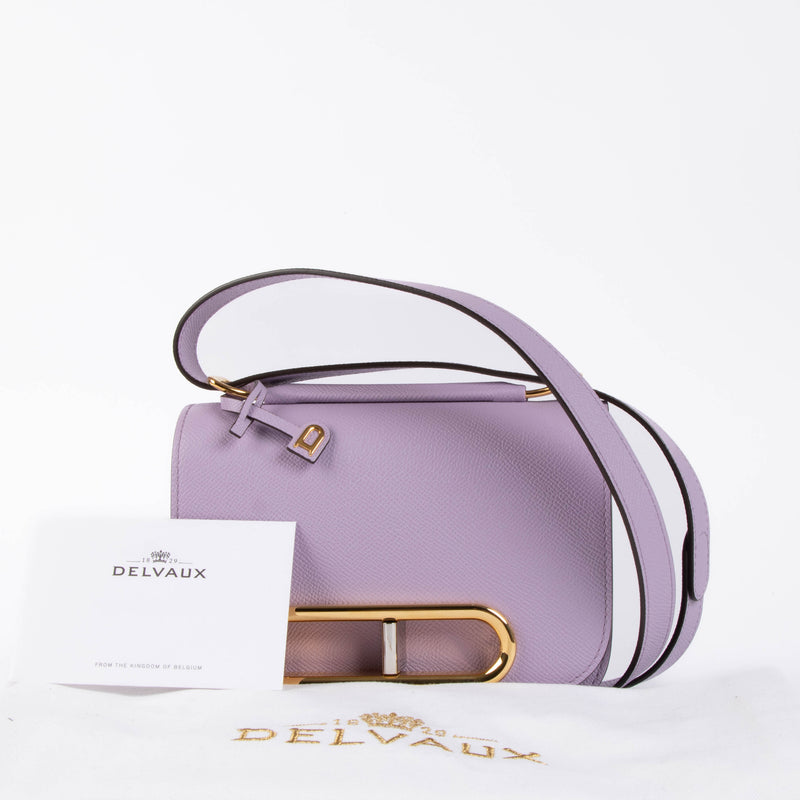 Shop the authentic Delvaux Guimauve Small Lingot Alpina Calf Crossbody Bag second hand on Labellov.com