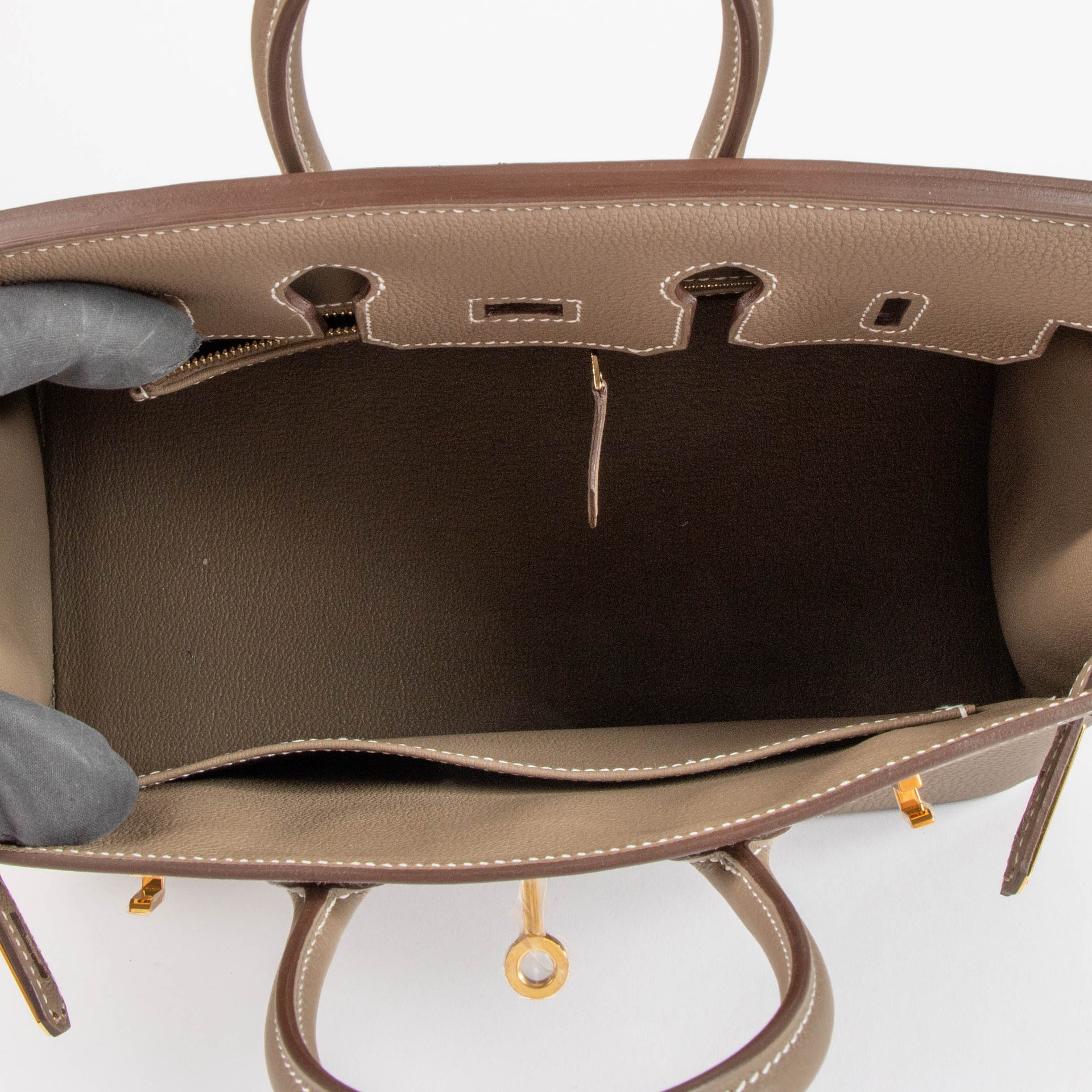 Hermès Birkin 25 Etoupe Togo GHW