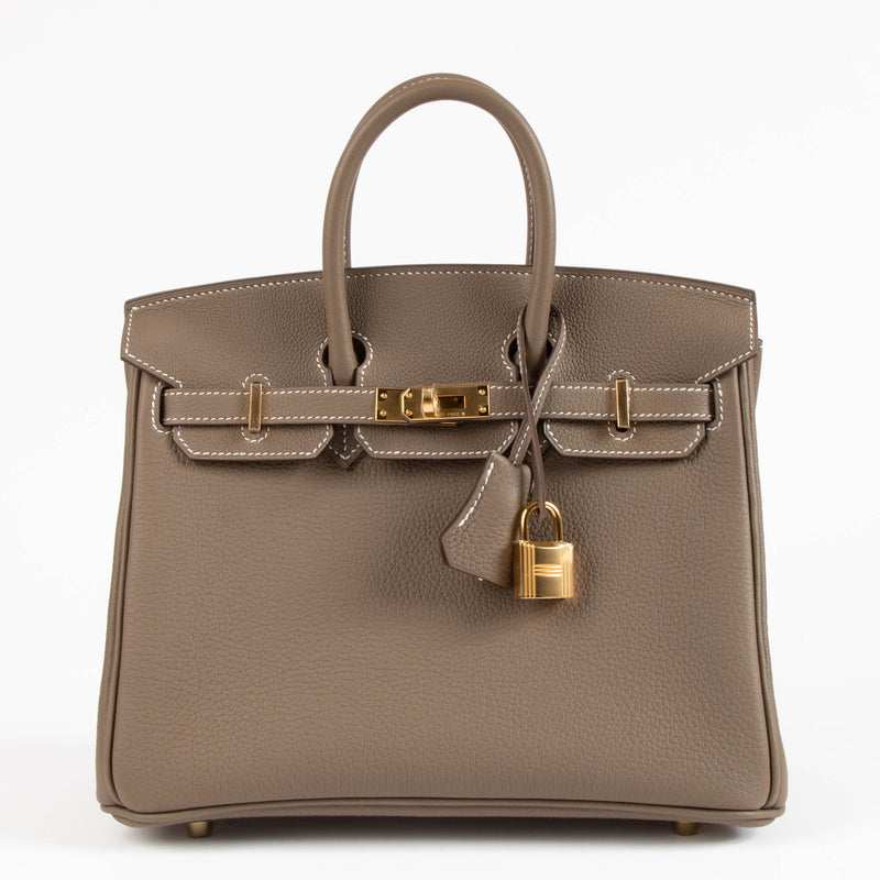 Hermès Birkin 25 Etoupe Togo GHW