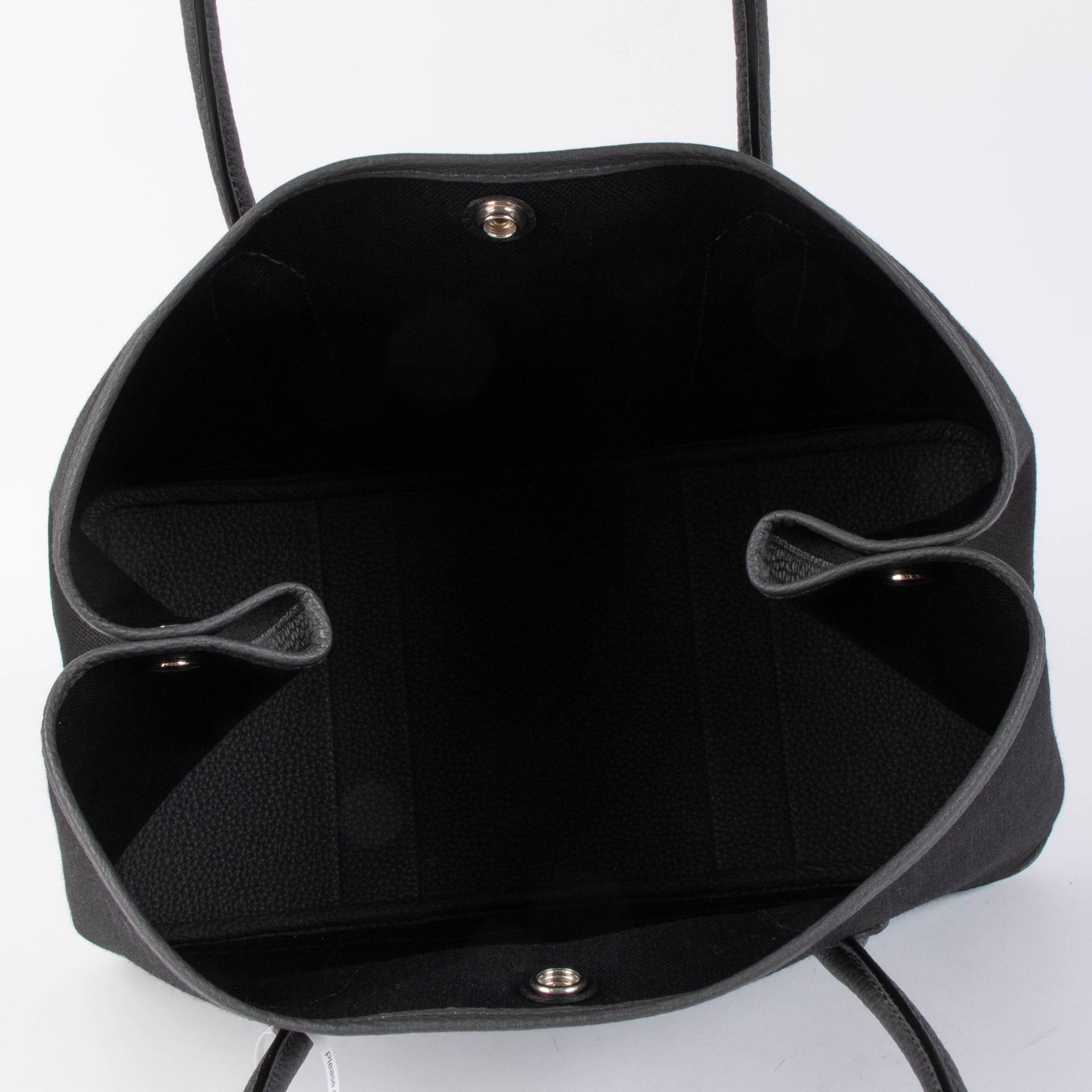 Shop the authentic Hermès Garden Party 36 Ardoise/Noir Top Handle brand new on Labellov.com