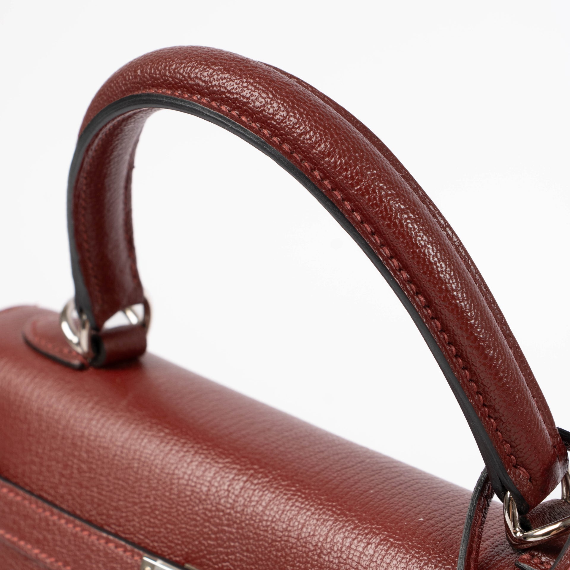 Hermès HSS Kelly 25 Rouge H/Craie Epsom PHW
