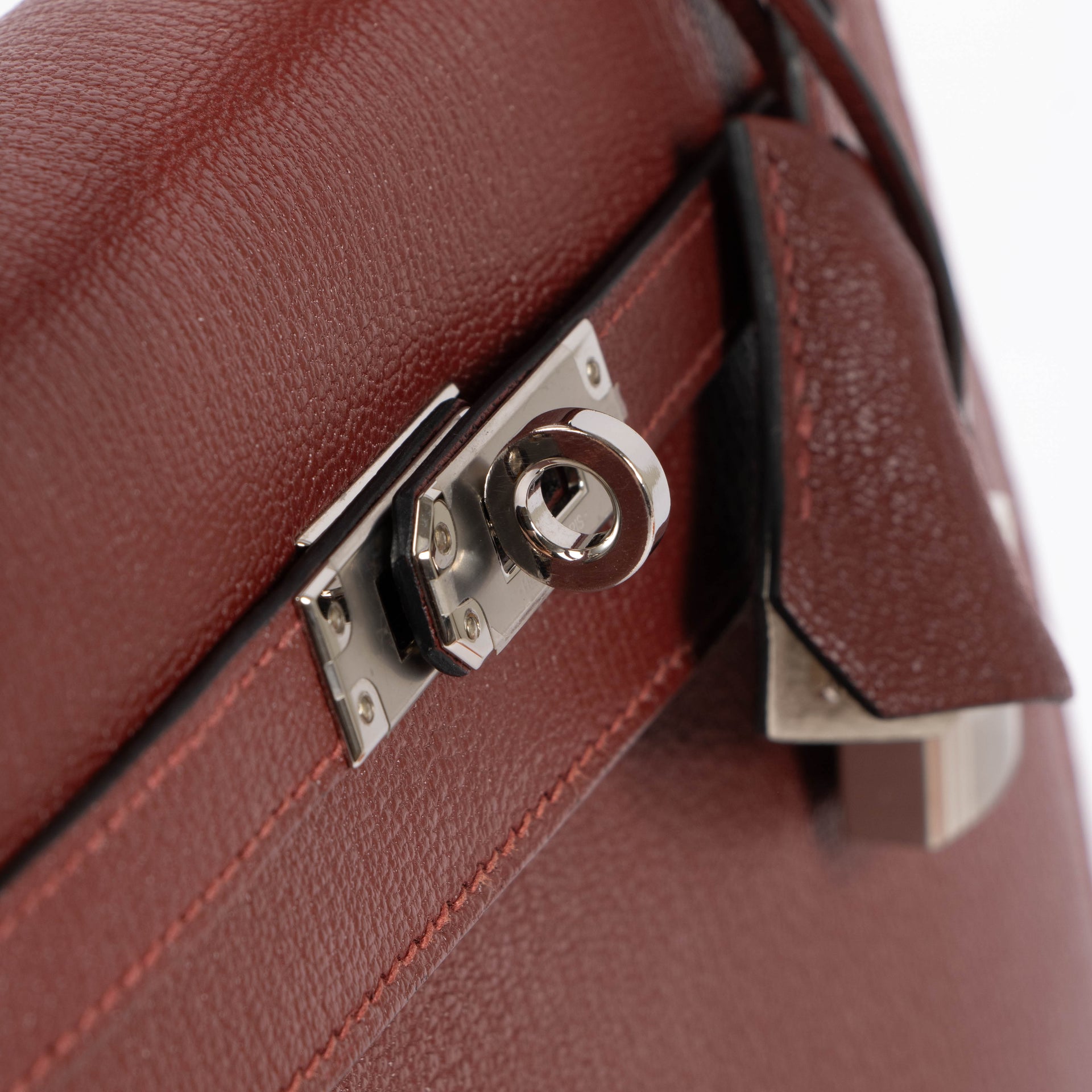 Hermès HSS Kelly 25 Rouge H/Craie Epsom PHW