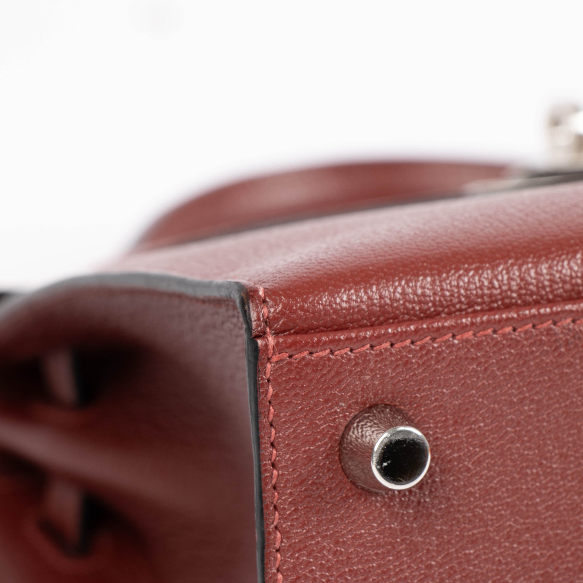 Hermès HSS Kelly 25 Rouge H/Craie Epsom PHW