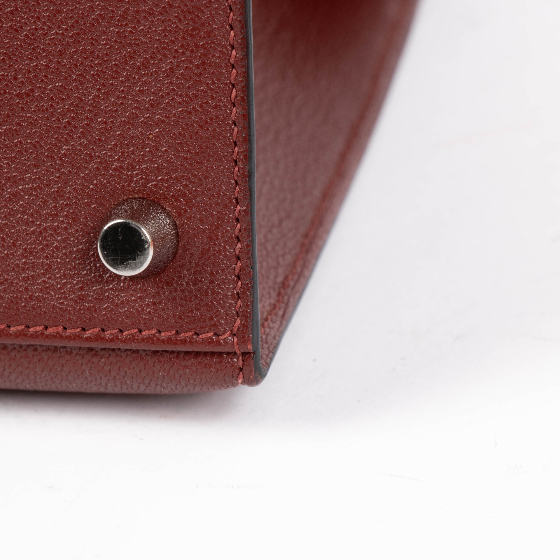 Hermès HSS Kelly 25 Rouge H/Craie Epsom PHW