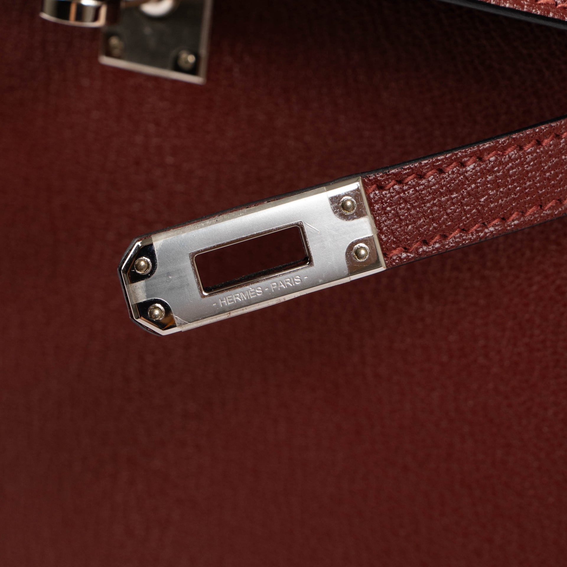 Hermès HSS Kelly 25 Rouge H/Craie Epsom PHW