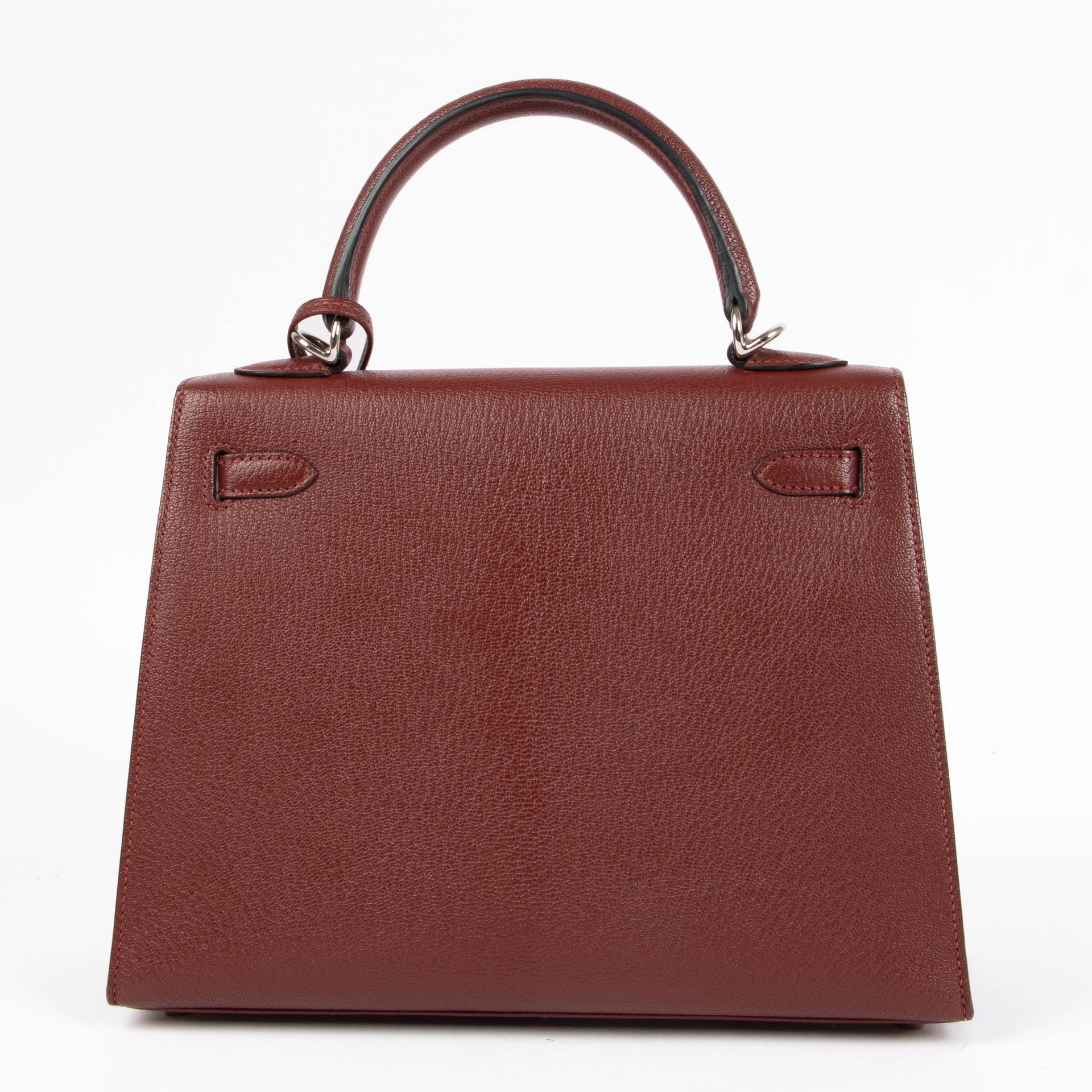 Hermès HSS Kelly 25 Rouge H/Craie Epsom PHW