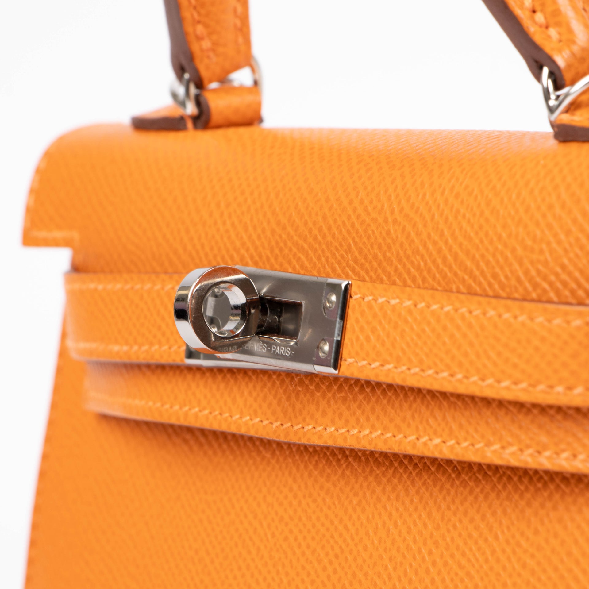 Hermès Kelly Mini II Orange Epsom PHW