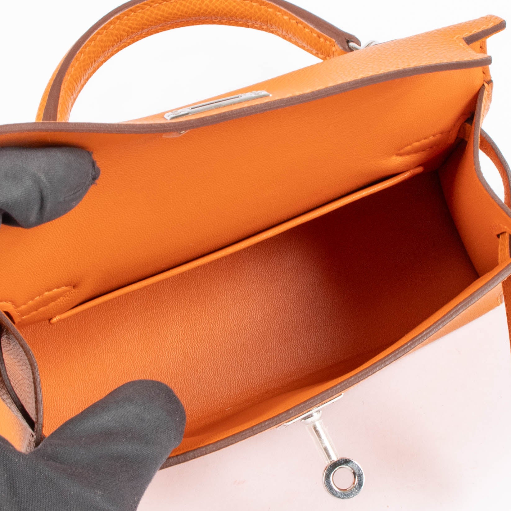 Hermès Kelly Mini II Orange Epsom PHW