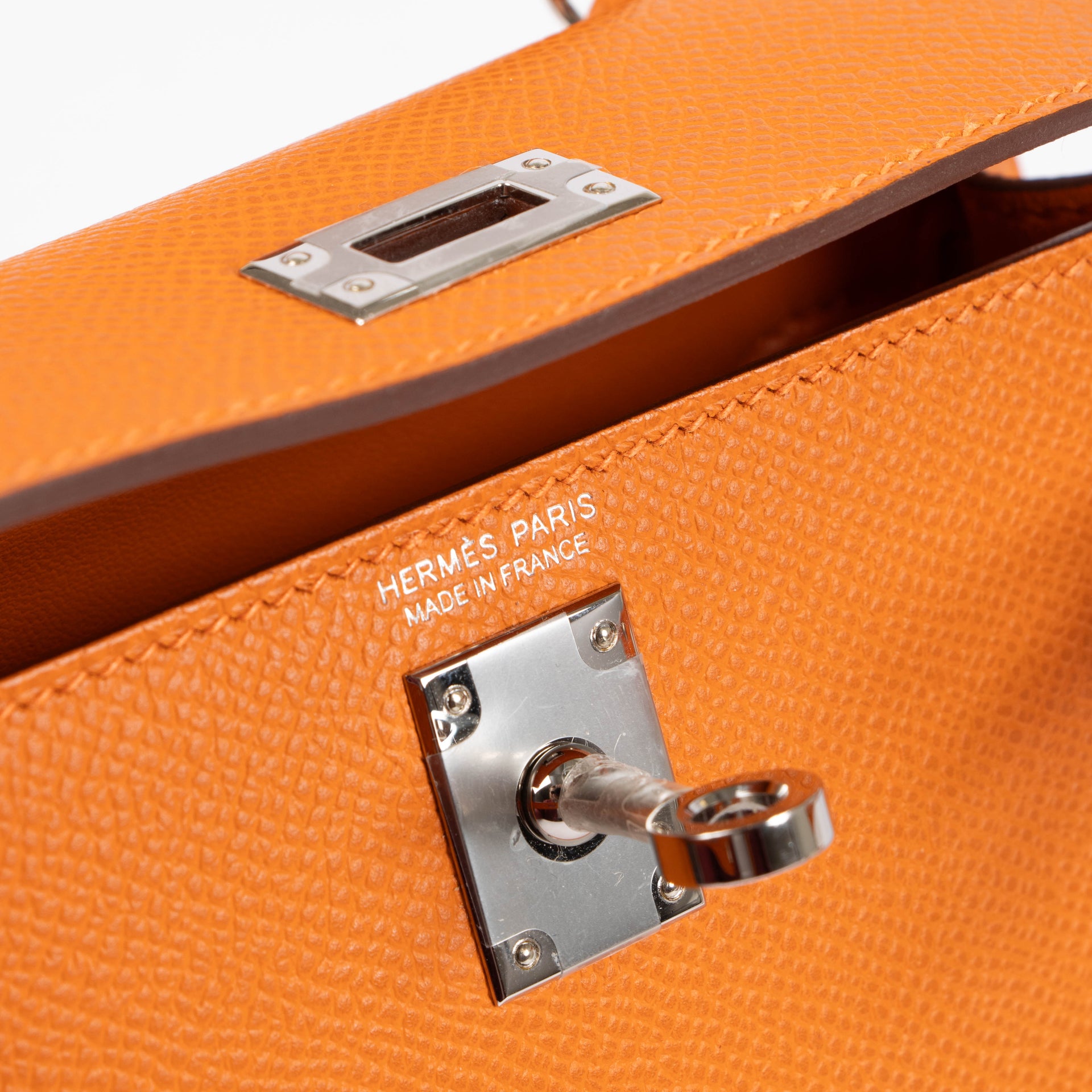 Hermès Kelly Mini II Orange Epsom PHW