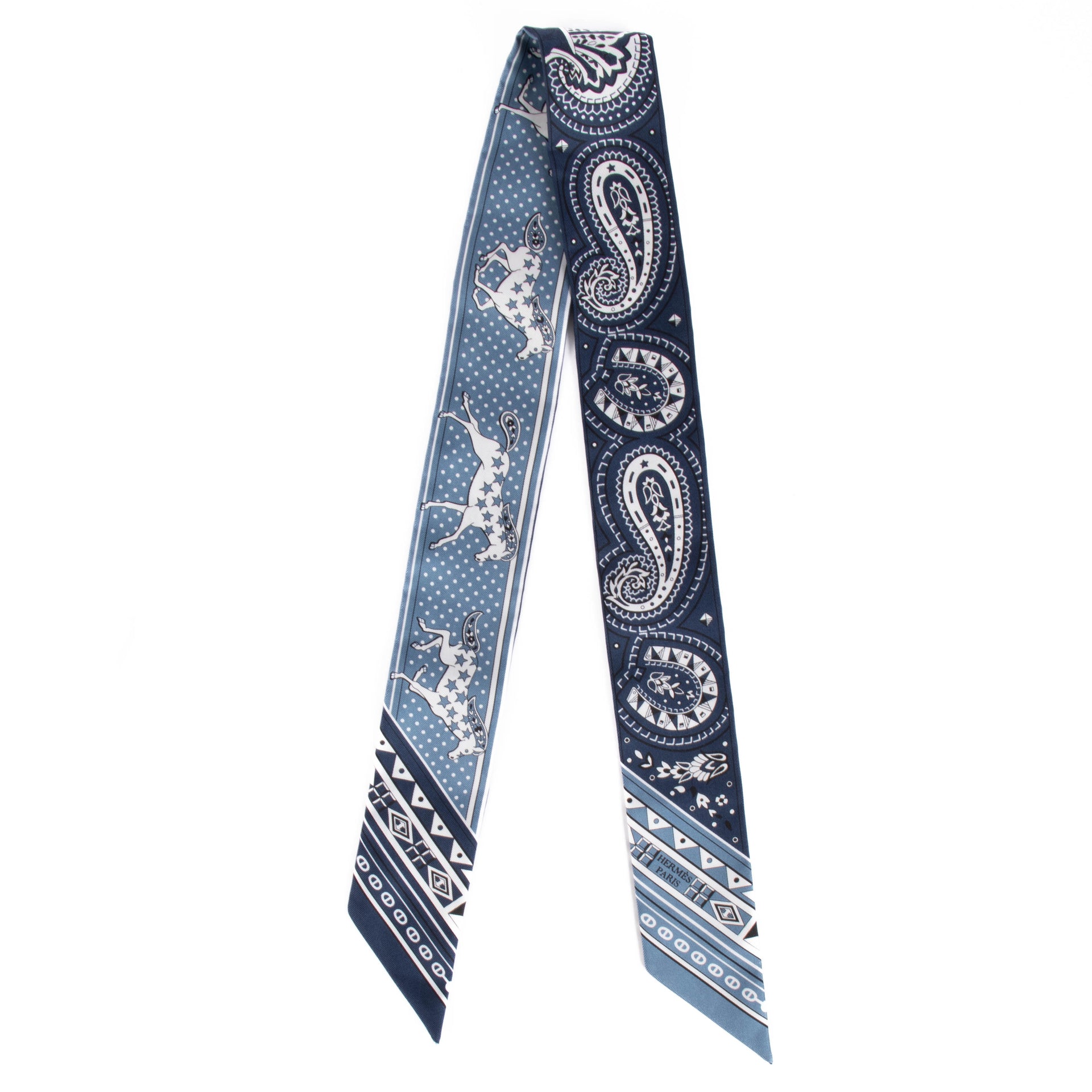 Shop this 100% authentic Hermès Twilly Cheval de Coeur Bandana at Labellov.com.