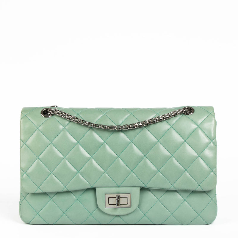 Chanel Tiffany Blue Lambskin Large Reissue 2.55 Bag