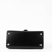 Shop this authentic Delvaux Black Brillant MM Box Leather pre-loved on Labellov.com