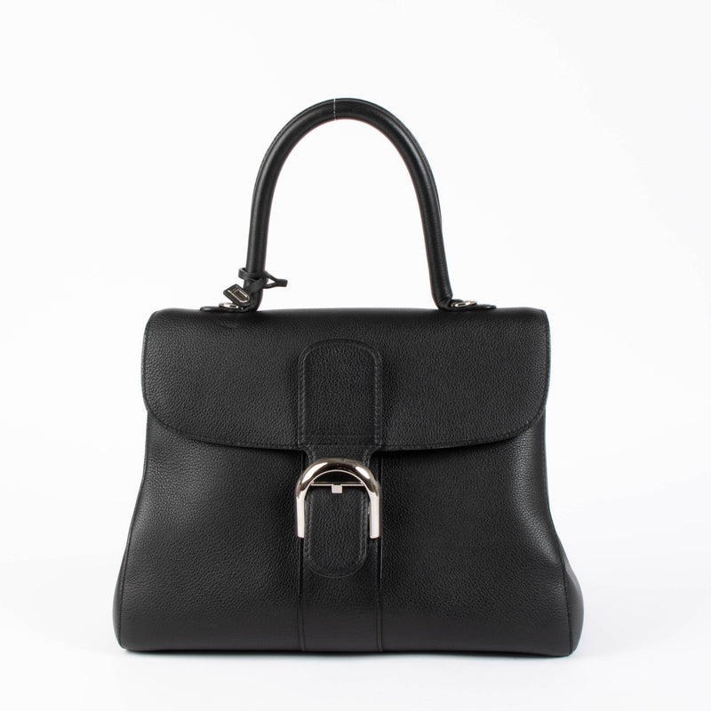 Shop this authentic Delvaux Black Brillant MM bag pre-loved on Labellov.com 