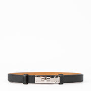 Shop this authentic Hermès Kelly 18 Belt Black Epsom PHW pre-loved on Labellov.com