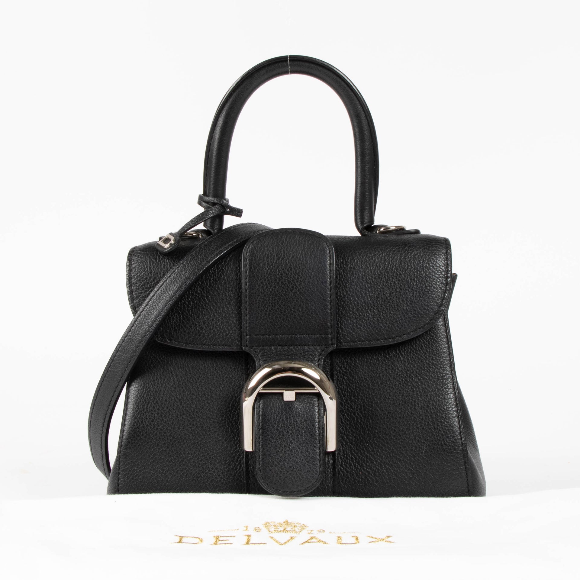 Delvaux Black Sellier Brillant Mini Bag