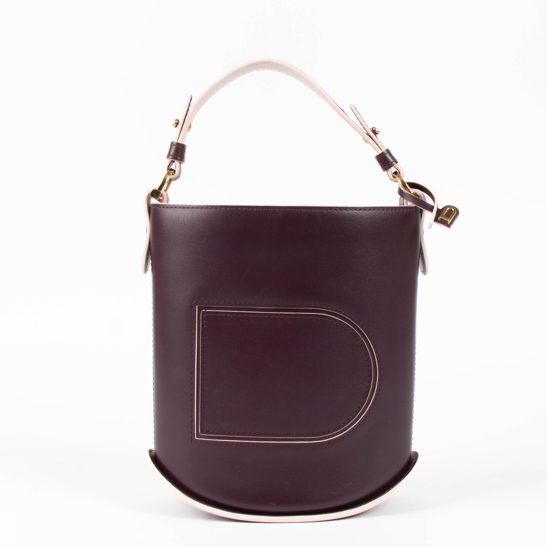 Delvaux Purple/Pink Pin Mini Bucket Bag