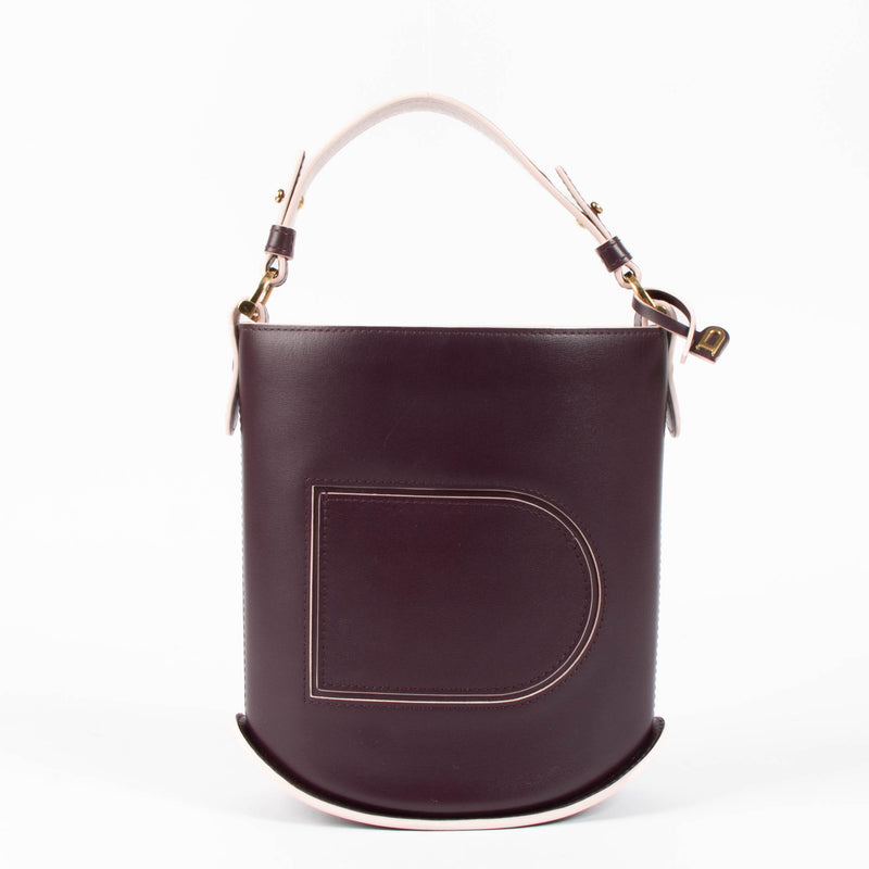 Delvaux Purple/Pink Pin Mini Bucket Bag