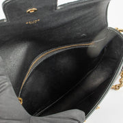 Shop the authentic Celine Black Python Medium Chain Maillon Triomphe Bag second hand on Labellov.com