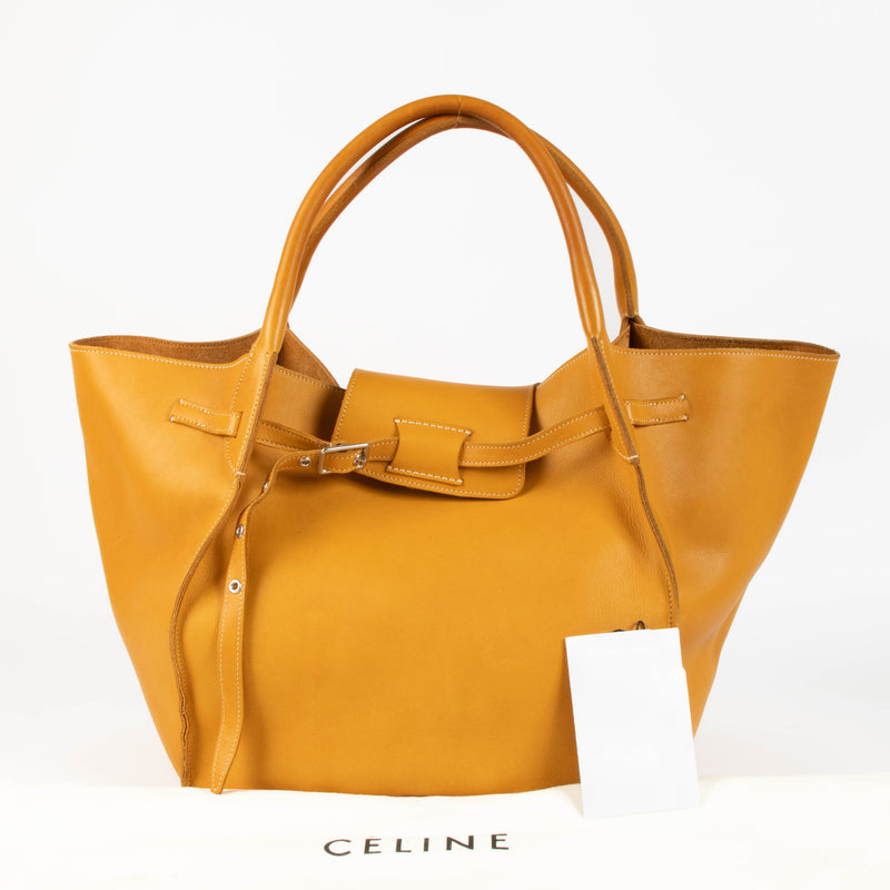 Shop the authentic Celine Dark Yellow Medium Big Bag second hand on Labellov.com