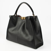 Shop the authentic Fendi Black Peekaboo X-Lite Large Tote Bag second hand on Labellov.com