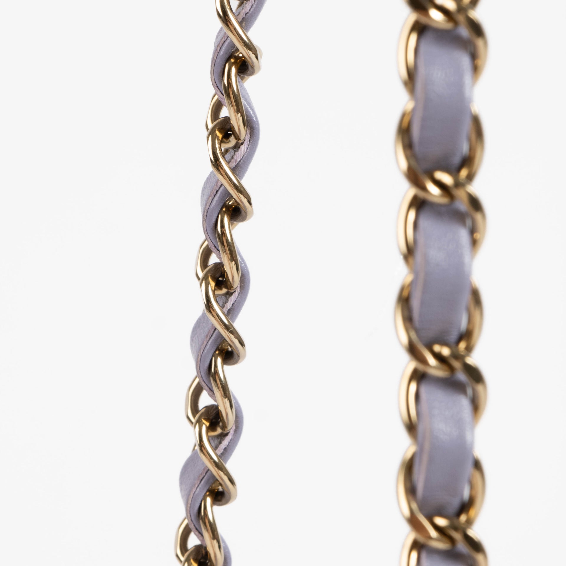 Chanel Purple Tweed Mini Classic Rectangular Bag
