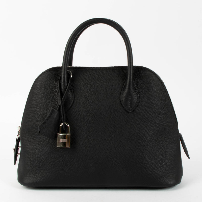 Hermès Bolide 1923 25 Black Epsom PHW
