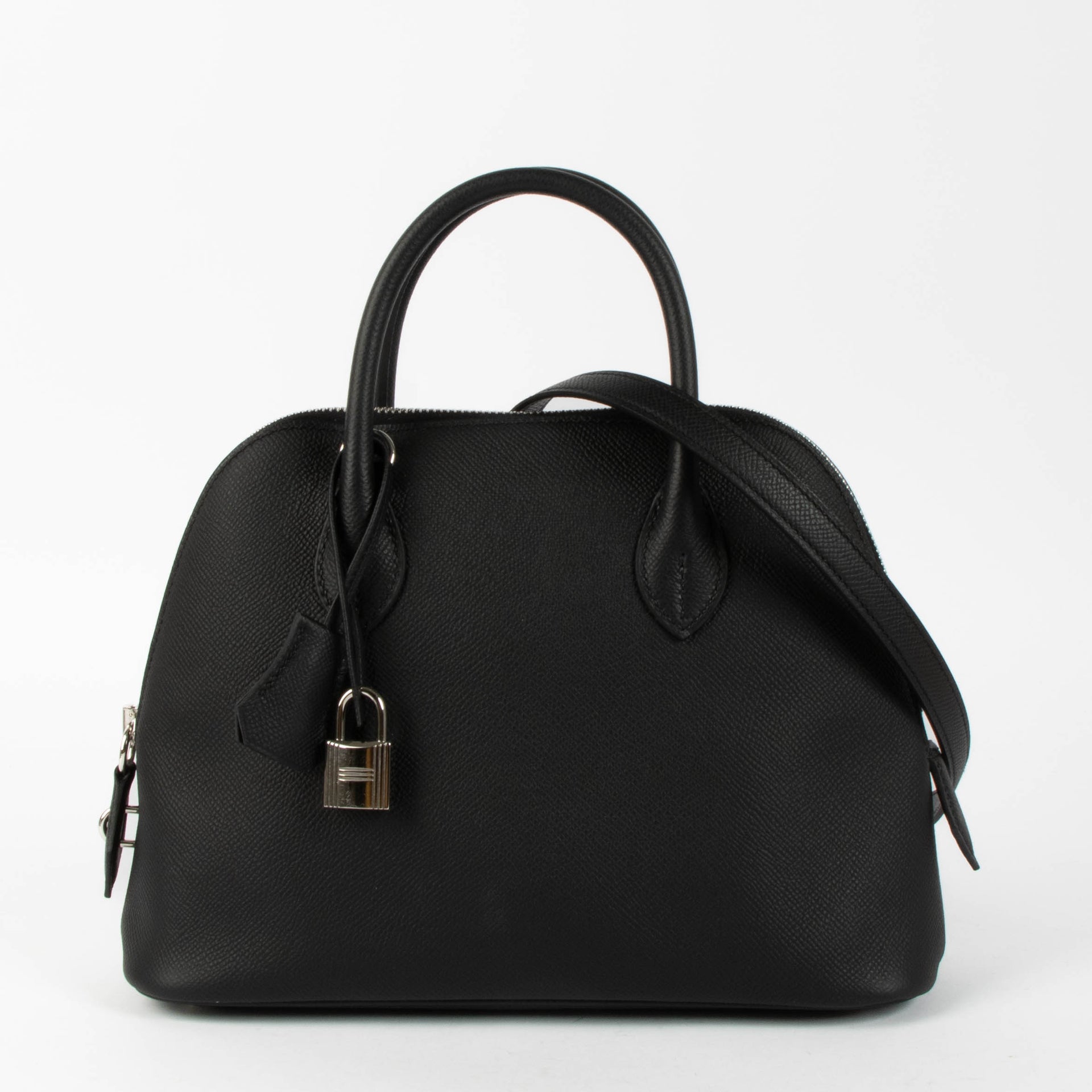 Hermès Bolide 1923 25 Black Epsom PHW