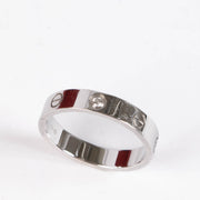 Shop this 100% authentic Cartier White Gold Love Ring Small Model 1 Diamond at Labellov.com.