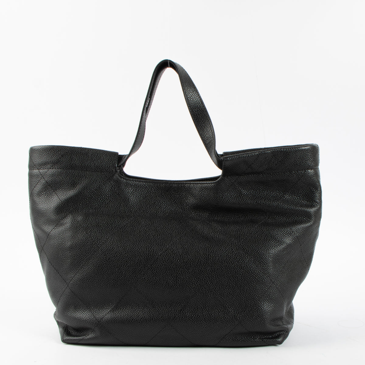 Shop this authentic Chanel 26P Black Soft Caviar CC Small Shoppping Bag pre-loved on Labellov.com
