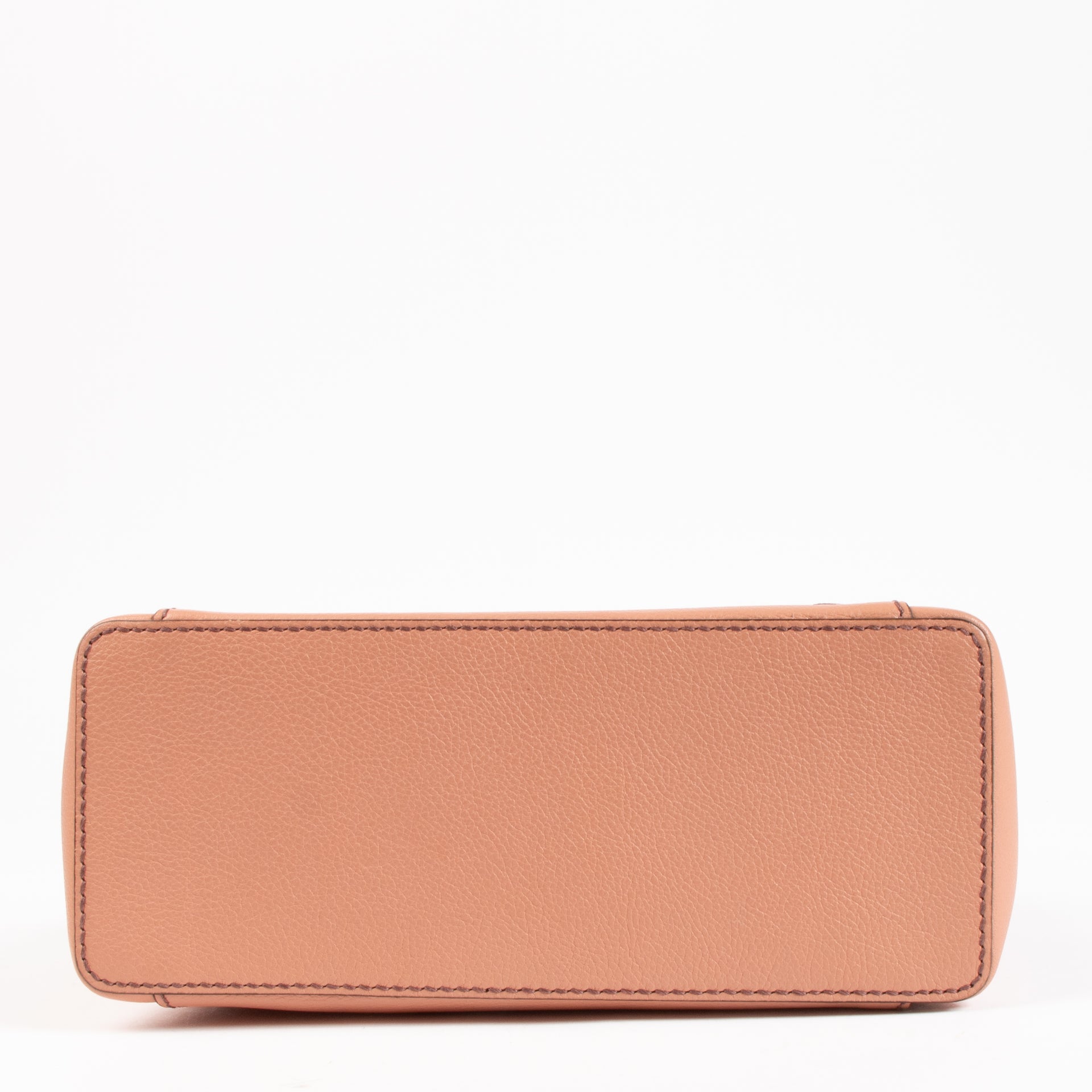 Cartier Peach Leather Mini C De Cartier Satchel Bag