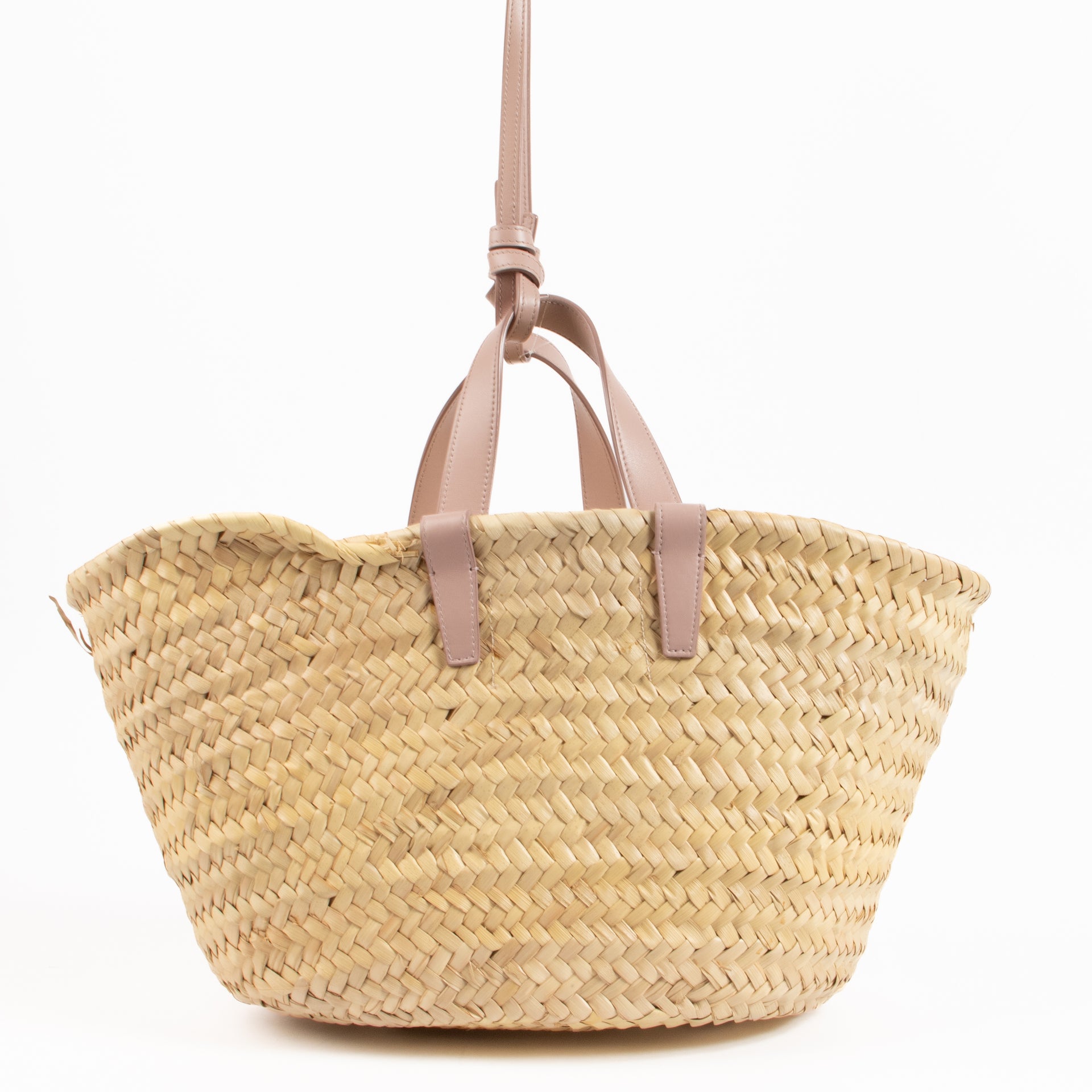 Celine Palm Leaves Pink Teen Classic Panier Basket