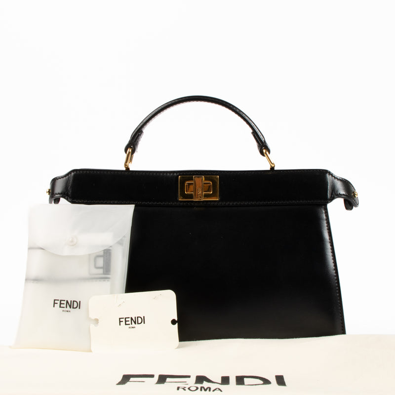 Shop the authentic Fendi Black Peekaboo ISeeU East-West Bag on Labellov.com
