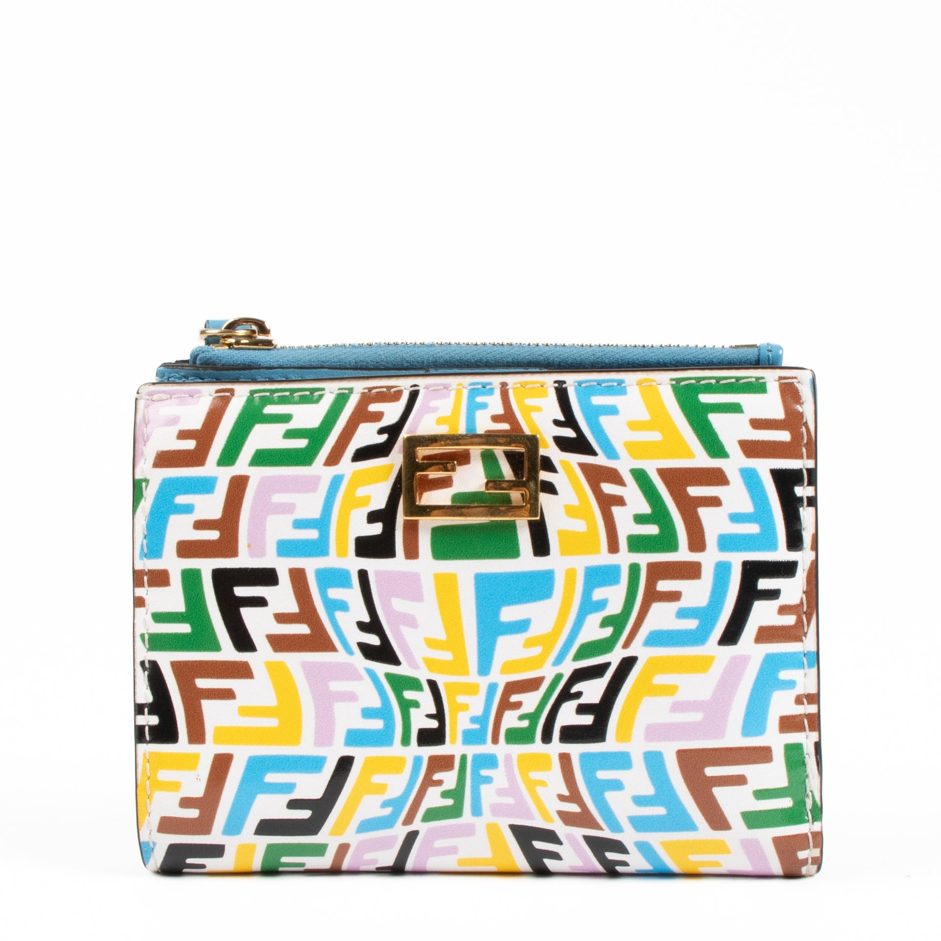 Fendi Vertigo FF Bifold Baguette Wallet
