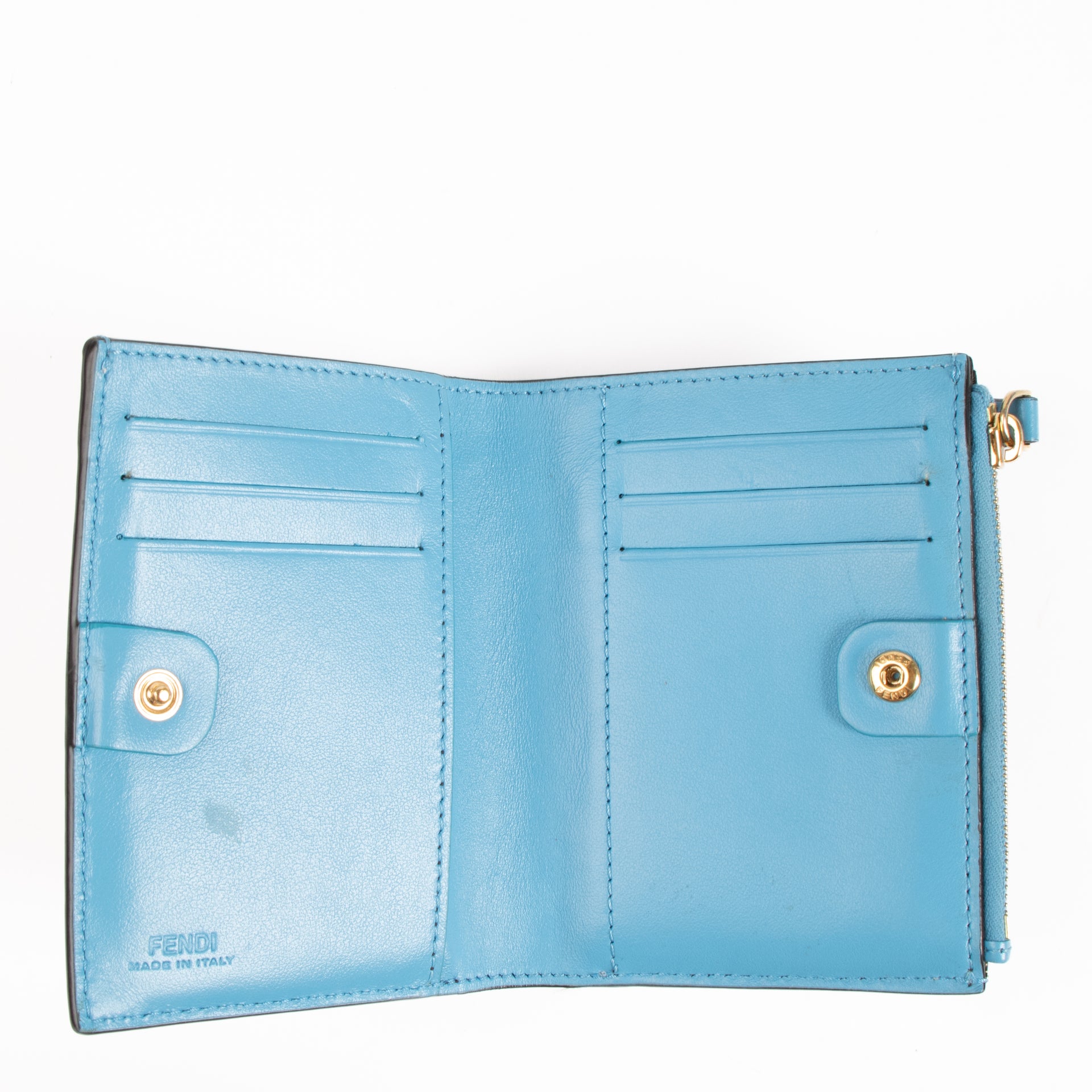 Fendi Vertigo FF Bifold Baguette Wallet